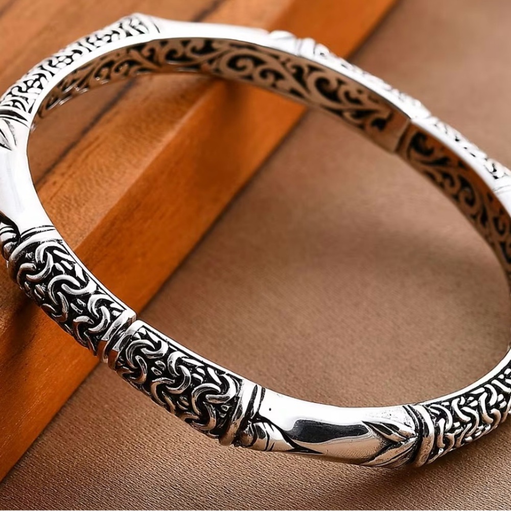 Bali Legacy Sterling Silver Borobudur Bracelet (25 grams)